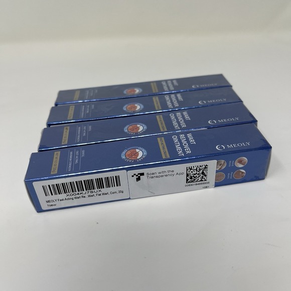 Lot of 4 MEOLY Wart Remover Ointment Fast Acting Cream Salicylic Acid EXP 2028 - Picture 2 of 6